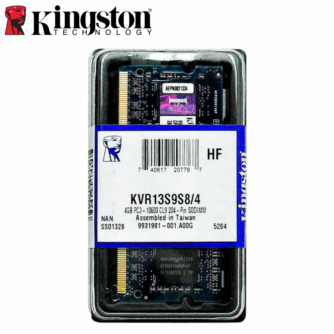 Memoria RAM Kingston 4 GB DDR3 SODIMM 1333 MHz