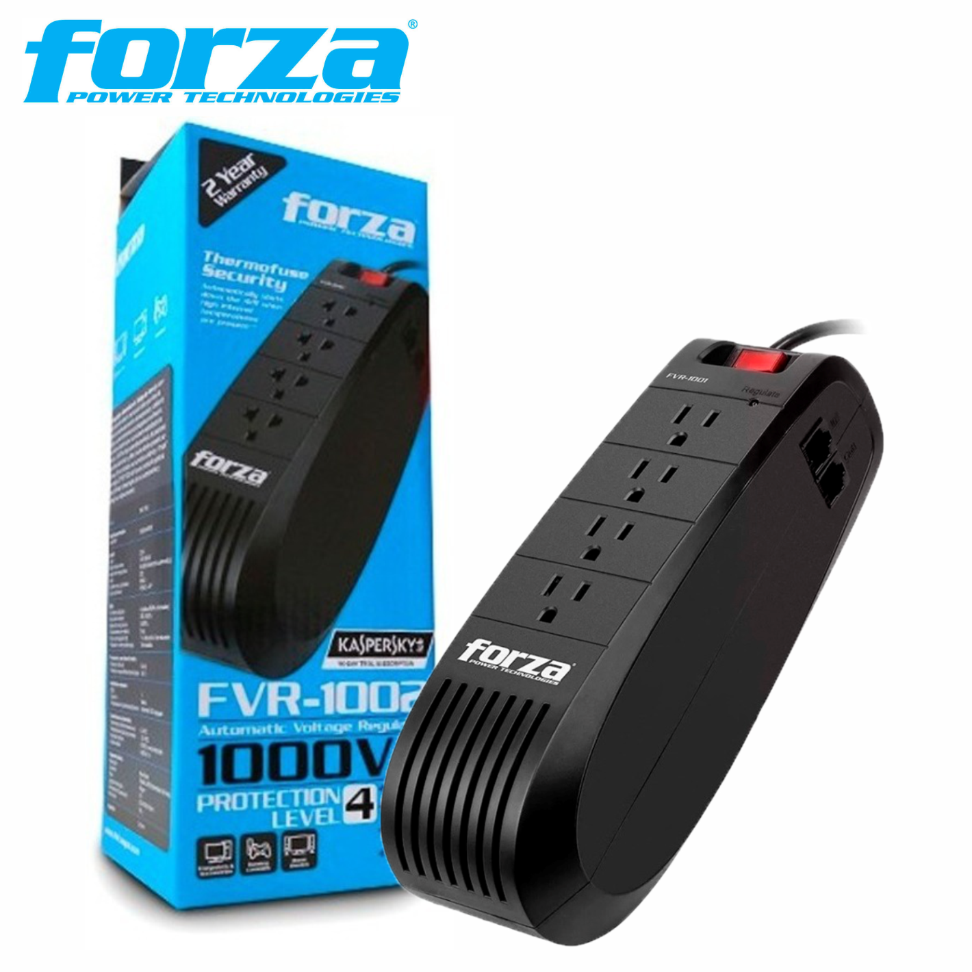 Estabilizador Forza 1000 WATT MOD. FVR-1002