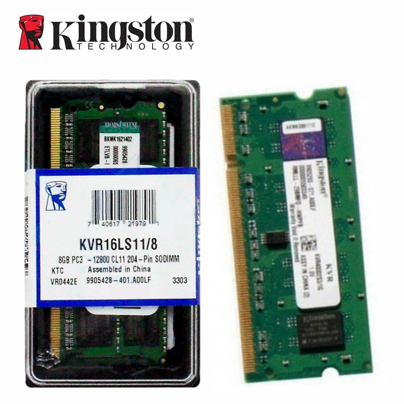 Memoria RAM Kingston 8GB DDR3 PC133 PARA LAPTOP
