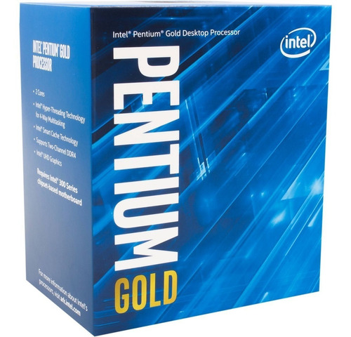 Procesador Intel® Pentium® Gold G6405 caché de 4 M, 4,10 GHz