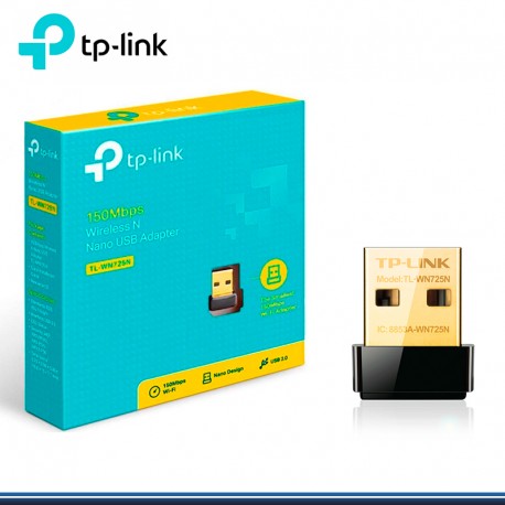 Adaptador Wifi Usb Nano N 150mbps Tp-link / Tl-wn725n