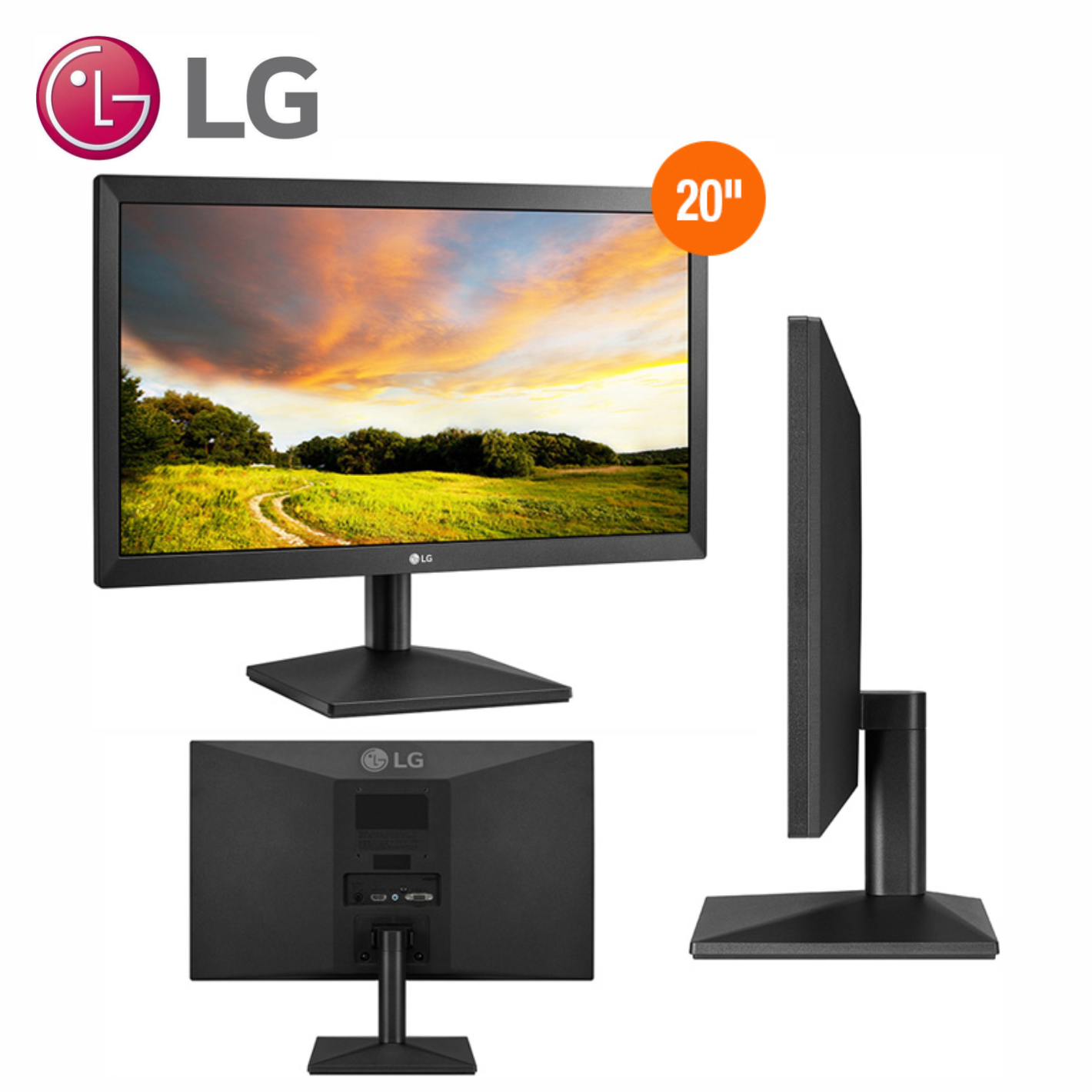 Monitor LG 20MK400H, 19.5