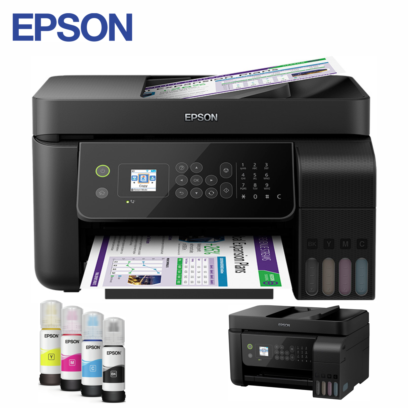 Impresora Epson L5190 Multifuncional de tinta continua, imprime / escanea / copia - Fax / WiFi / USB