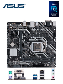 Motherboard Asus PRIME H510M-E Intel H510 LGA1200, VGA, HDMI, DP, LAN, USB 3.2 Gen1, M-ATX